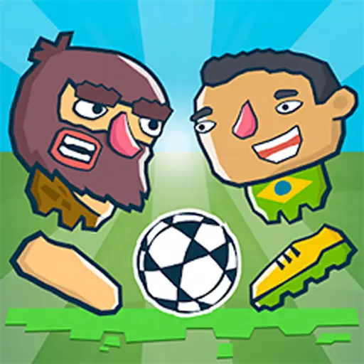 
head clown soccer image 
